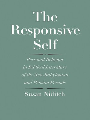 cover image of The Responsive Self